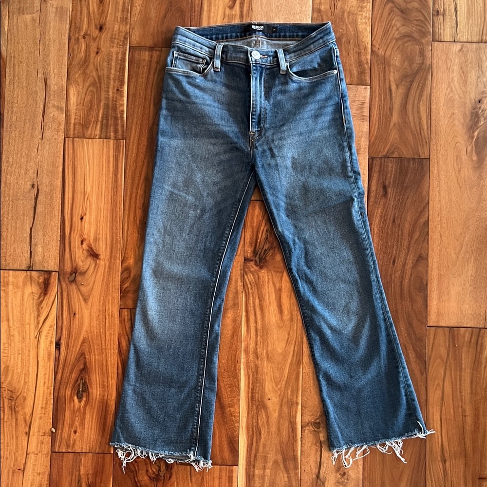 Hudson Barbara Frayed Hem Jeans size26 short